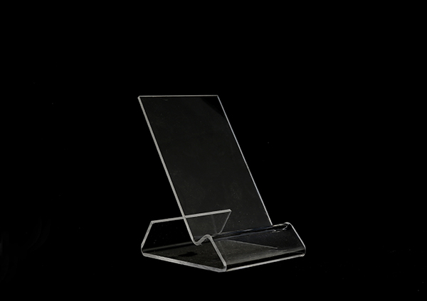 porta cellulare in plexiglass trasparente da 3 mm